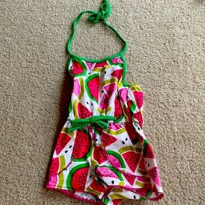 Ric Rac & Ruffles Size 18m Watermelon Romper